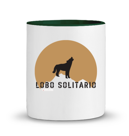 Taza lobo solitario