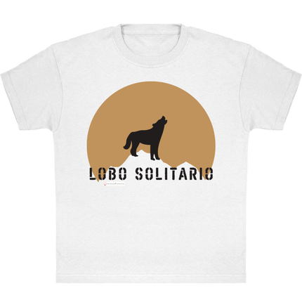Camiseta Lobo solitario (niño/a)