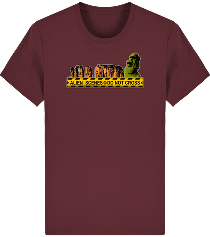 Tee-Shirt Alien Scenes - Stonehenge et Moai