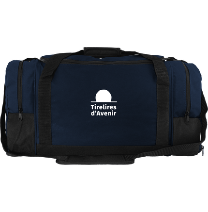 Sac de Sport 55L - Logo Blanc Impression - Couleur Navy Blue