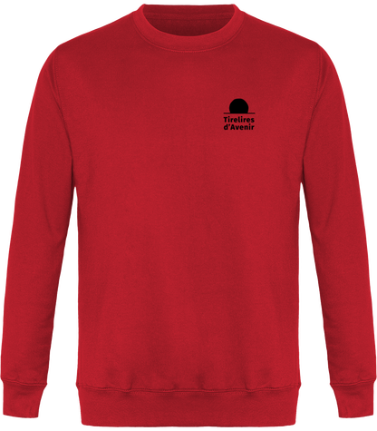 Sweat-Shirt Col Rond - Logo Noir brodé - Choix multicolores