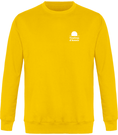 Sweat-Shirt Col Rond - Logo Blanc brodé - Choix multicolores