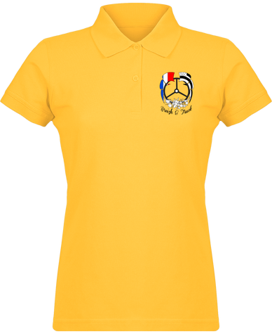 *Broderie* Polo femme logo coeur