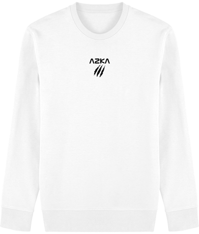 Sweat Col Rond Unisexe Coton Bio - A2KA (Broderie)