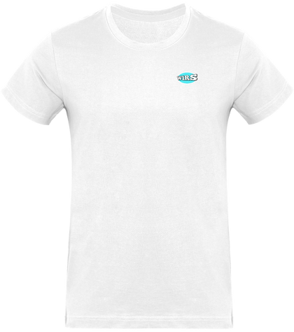 T-shirt blanc Homme 180g (petit logo)