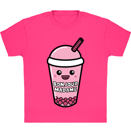 T-Shirt Enfant Bubble Tea Pink