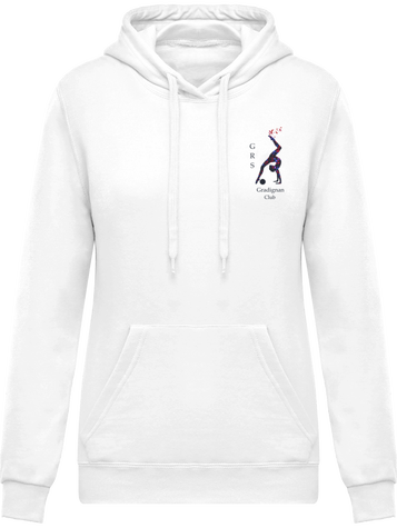 Sweatshirt à capuche Femme (logo dos)