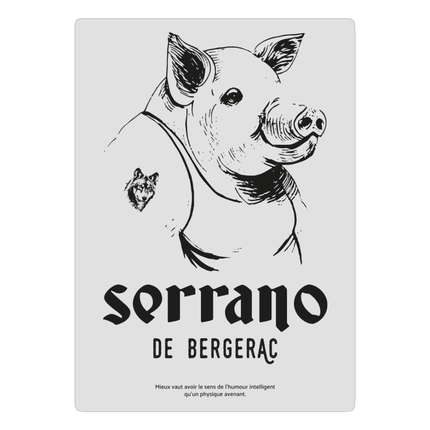 SERRANO DE BERGERAC - PANNEAU ALU DECO