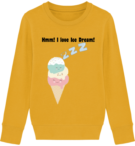 sweat col rond enfant ice dream