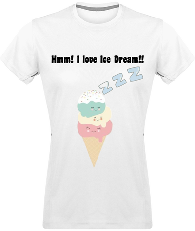 Tshirt femme ice dream