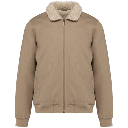 Blouson col sherpa coton Bio