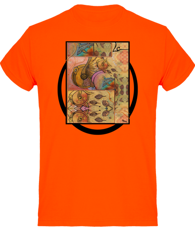 Linda Cluster - Golden Falling Leaves and animals