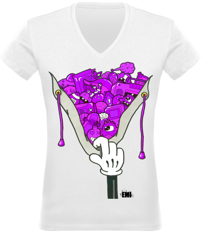 Tee-shirt Doodle Sweat Purple (F)