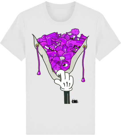 Tee-shirt Doodle Sweat Purple (H)