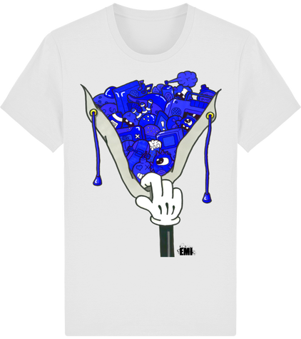 Tee-shirt Doodle Sweat Blue (H)