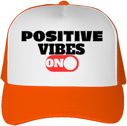 casquette trucker positive vibes