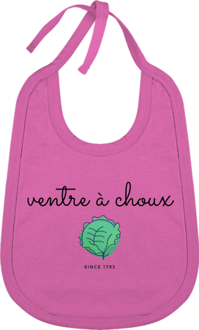 Ventre à choux - Bavoir lacet