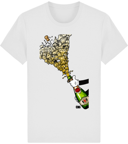 Tee-shirt Champagne Doodle (H)