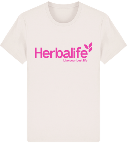 T SHIRT STELLA CREATOR LOGO HERBALIFE LIVE YOUR BEST LIFE ROSE