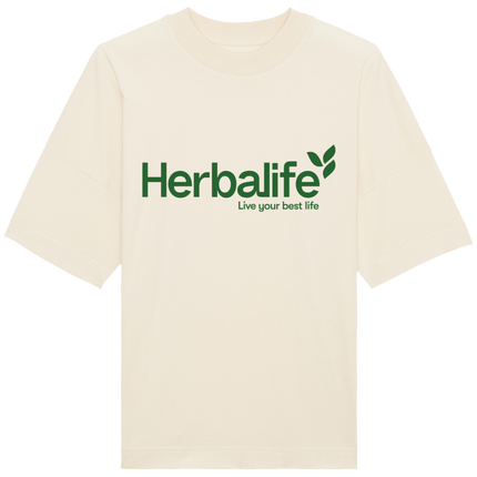 T SHIRT OVERSIZE LOGO ORIGINAL HERBALIFE LIVE YOUR BEST LIFE 