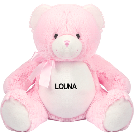 Peluche Ourson rose LOUNA