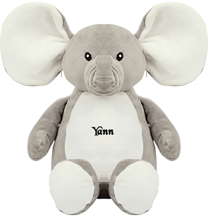 Peluche Éléphant Zippé YANN