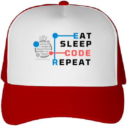 Casquette - Version Eat Sleep Code Repeat