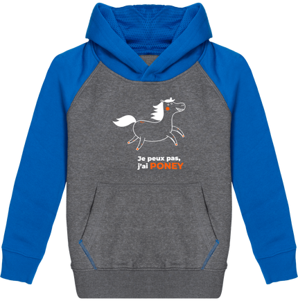 Sweat enfant bi-colore 