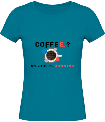 Tee-shirt Col Rond Femme - Version Coffee