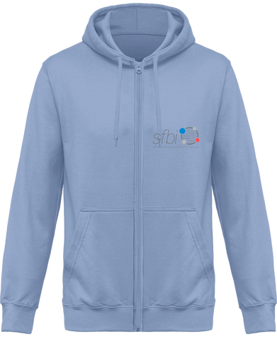 Sweat-shirt zip - Version Coffee (motif à l'arrière)