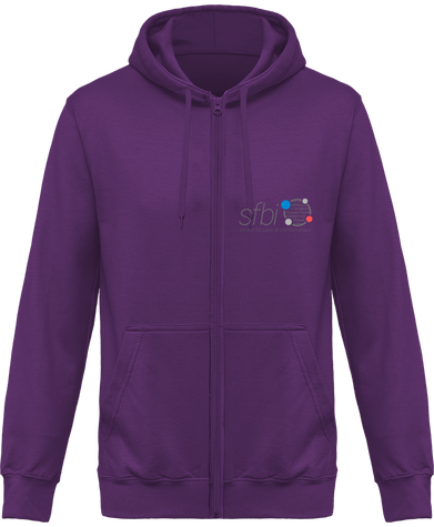 Sweat-shirt zip - Version Pierre de rosette (motif à l'arrière)