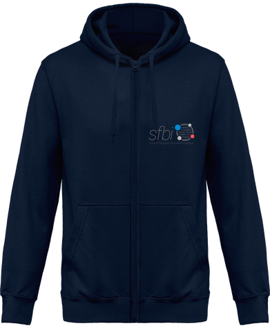 Sweat-shirt zip - Version Forget princess (motif à l'arrière)