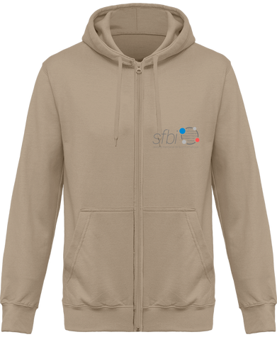 Sweat-shirt zip - Version Eat Sleep Code Repeat (motif à l'arrière)