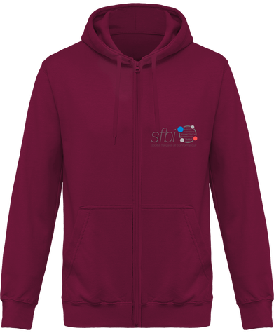 Sweat-shirt zip - Version Tea (motif à l'arrière)