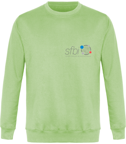 Sweat-shirt sans capuche - Version Double hélice ADN (motif à l'arrière)