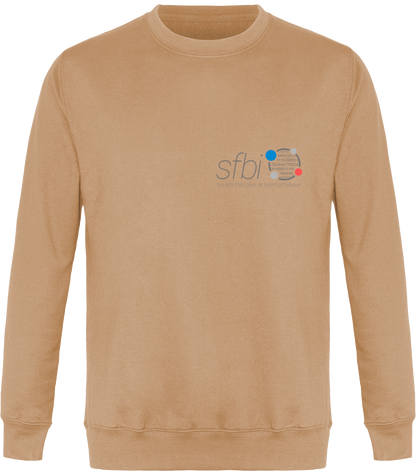 Sweat-shirt sans capuche - Version Coffee (motif à l'arrière)