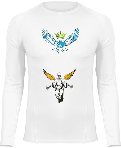 Tee Shirt Sport Unisexe Double Peau aigle Ange 
