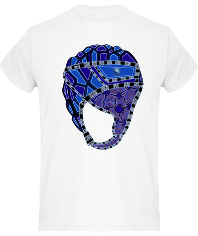 T-Shirt Men - Blanc - Casque