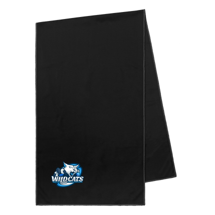 Serviette de Sport Rafraîchissante -Noire - Wildcats 