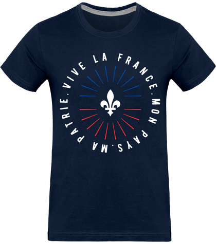 VIVE LA FRANCE. MON PAYS MA PATRIE FLEUR DE LYS 