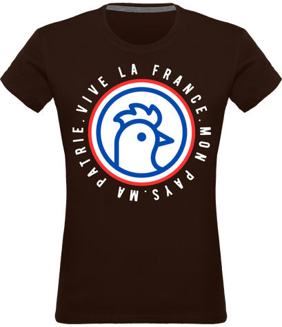 VIVE LA FRANCE. MON PAYS MA PATRIE TÊTE DE COQ