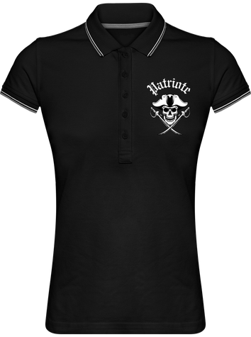 POLO FEMME PATRIOTE PIRATE RECTO/VERSO