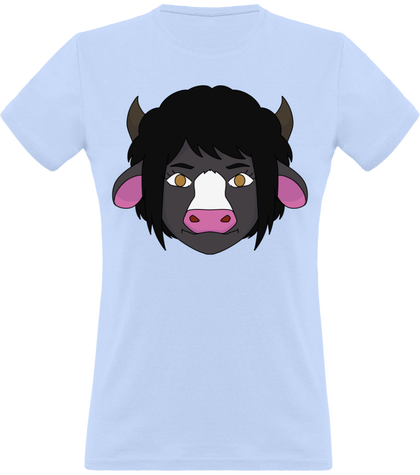 T-shirt femme col rond (vache)