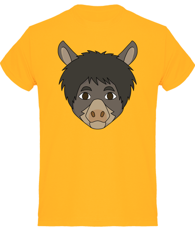 T-shirt homme col rond (âne)