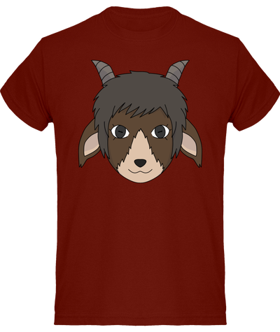 T-shirt homme col rond (chèvre)