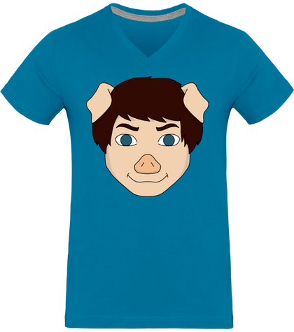 T-shirt homme col V (verrat)