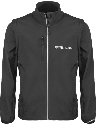 Softshell unisexe avec manches amovibles