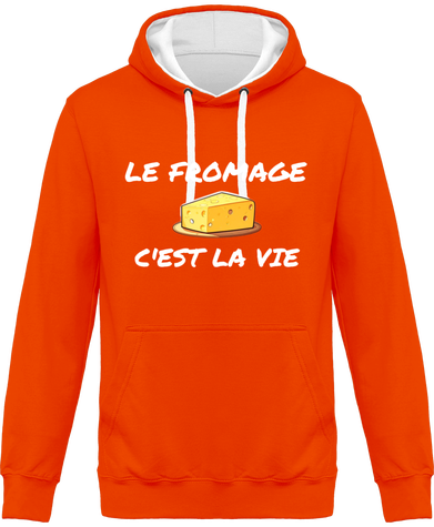 Sweat Capuche Bicolore 