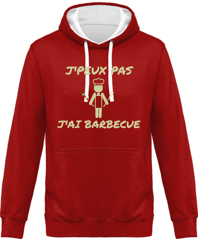 Sweat Capuche Bicolore 
