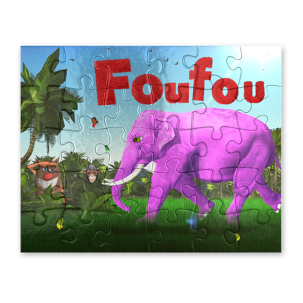 Foufou Puzzle Elephant 30 Pieces